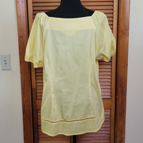 NWOT Avenue Peasant Blouse Plus Size 14/16 - Picture 6 of 10